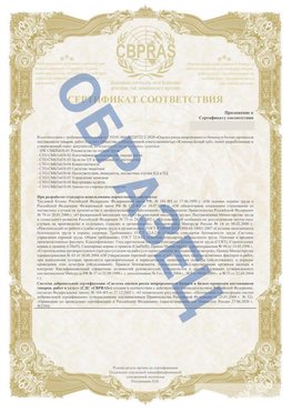 Образец Приложение к СТО 01.064.00220722.2-2020 Богучар Сертификат СТО 01.064.00220722.2-2020 